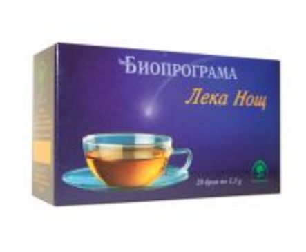 Биопрограма чай лека нощ 30 г