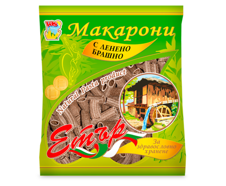 Вас етър макарони с ленено брашно 200 г