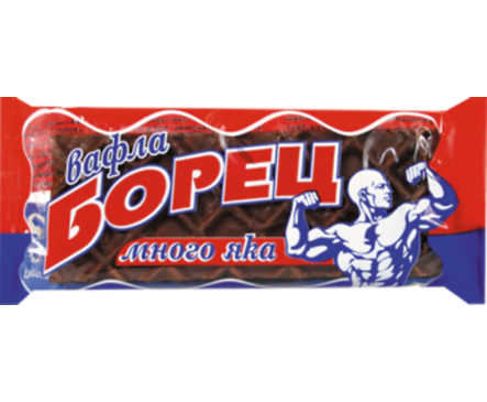 Вафла Борец кафява 44 г