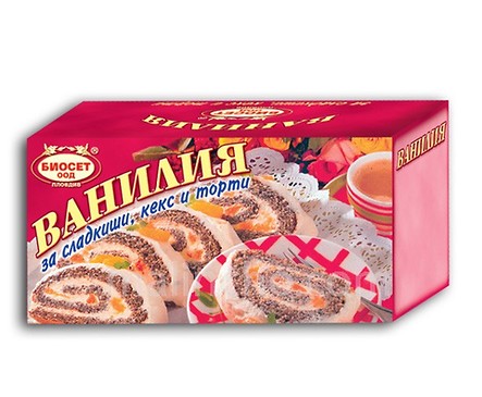 Биосет Ванилия 1 г кутия 200 бр