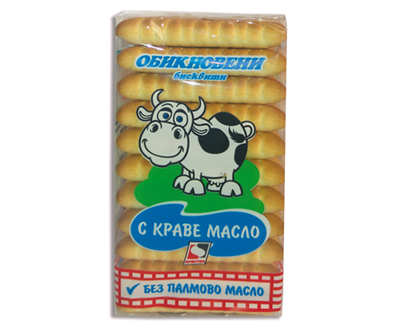 Кристал Обикновени бисквити с масло 130 г