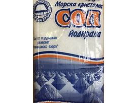 Морска кристална сол йодирана 10 кг