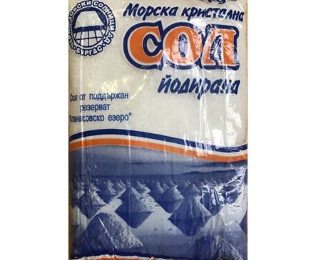 Морска кристална сол йодирана 10 кг