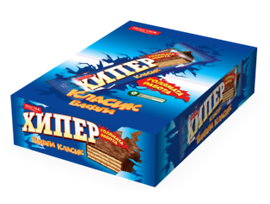 Хипер Вафлa шоколадова 50 г кутия 25 бр