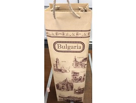 Сувенири хартиена торба за вино 9 г