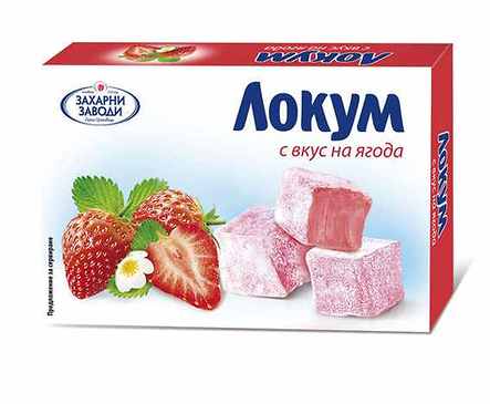 Захарни Заводи ГО Локум ягода 140 г