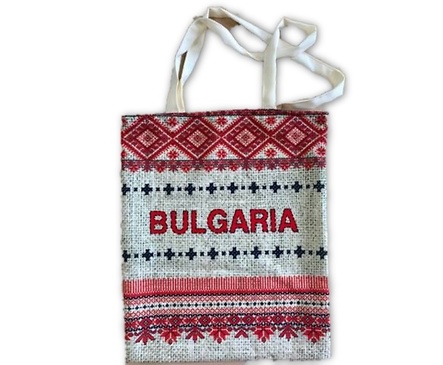 Торбичка с щампа шевици и надпис България 1