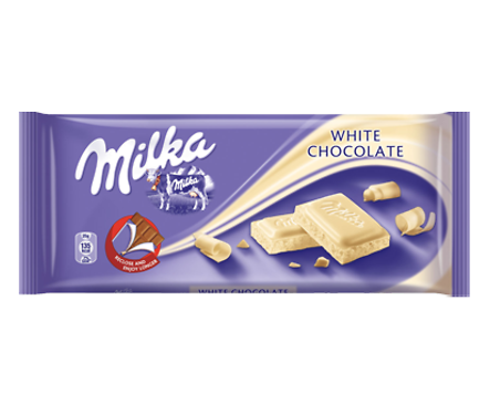 Милка Бял Млечен шоколад 100 г