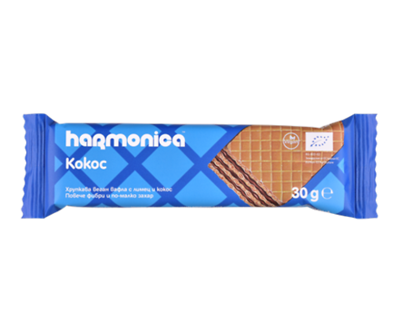Хармоника Био Вафла Кокос веган 30 г