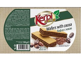 Вафли с какао Керпи 190 г