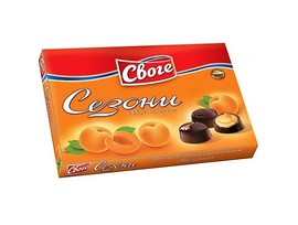 Бонбони Сезони Кайсия шоколадови 160 г