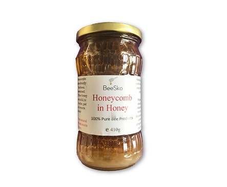 BeeSko Български мед с пчелна пита 410 мл