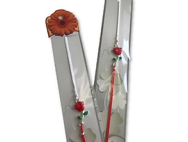 Мартеничка за ръка с цвете 30