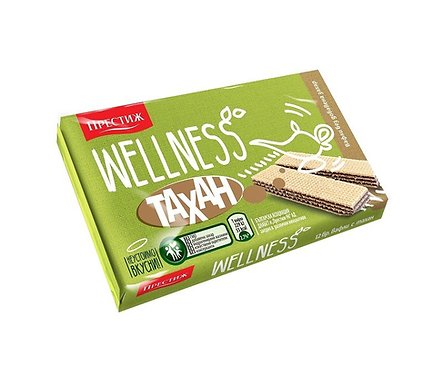 Wellness Вафли с тахан БЕЗ ДОБАВЕНА ЗАХАР 135 г