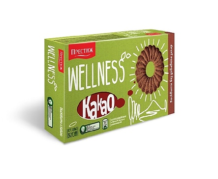 Wellness бисквити с какао БЕЗ ДОБАВЕНА ЗАХАР 115 г