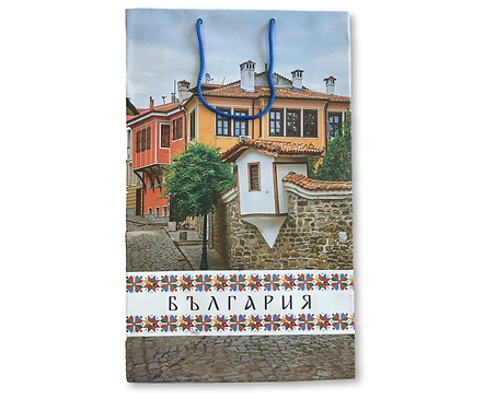 Подаръчна чанта със Стария Пловдив 2440 см