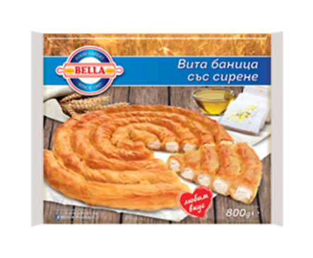 Белла Класическа вита баница със сирене 800 г