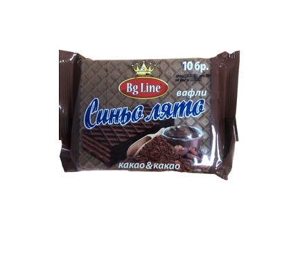 Вафли Синьо лято какао и какао 175 г