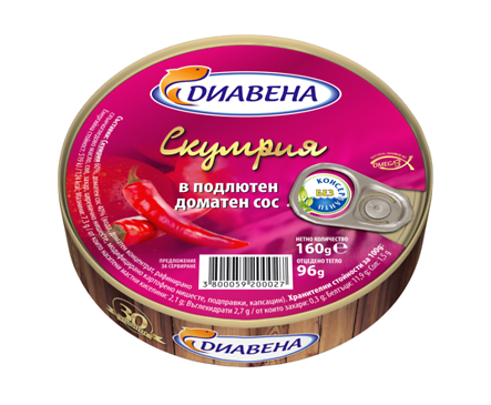 Диавена Скумрия в лют сос 160 г