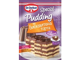 ДрЙоткер Специален пудинг за бисквитена торта шоколад 90 г