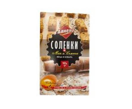 Данели соленки с мак и семена яйца и извара 200 г