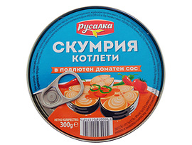 Скумрия котлети в подлютен доматен сос Русалка 300 г