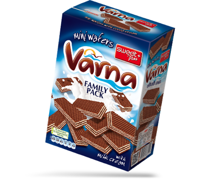 Sweet Вафла Варна мини мляко и какао 260 г