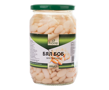 Фиоре Бял боб маслен буркан 680 г