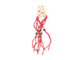 Комплект 3 мартенички с мънисто трикольор