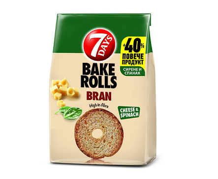 Bake Rolls BRAN спанак и сирене 112 г