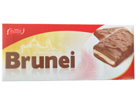 Бисквити Бруней с млечна глазура 215 г