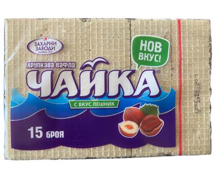Вафли Чайка с вкус на лешник 300 г
