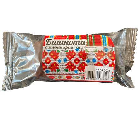 Хепидей Бишкота с млечен крем 50 г