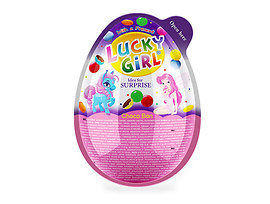 Lucky girl яйце дражета с подарък за момиче 30 г