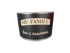 Хорцето боб с наденица консерва 13 кг