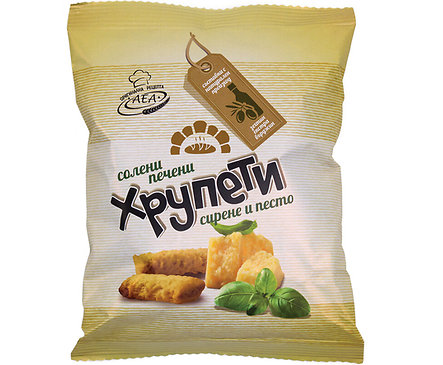 АЕА Хрупети със сирене и песто 80 г