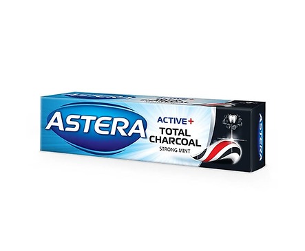 Паста за зъби ASTERA ACTIVETOTAL CHARCOAL 100 г