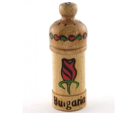 Дървен мускал с 3 есенции Българска роза