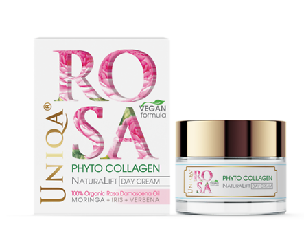 Rosa uniqa Дневен крем веган формула с органик розово масло 50 г