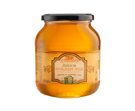 Пчелинъ Липов пчелен мед 900 г