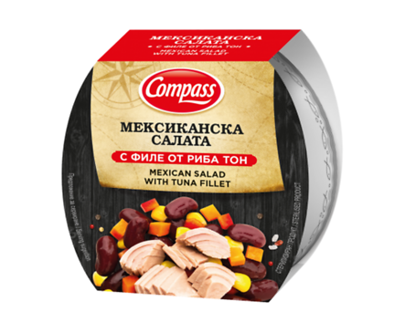 Компас Мексиканска салата с филе от риба тон 160 г