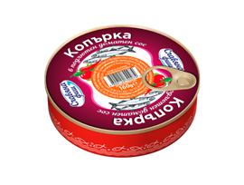 Копърка в подлютен доматен сос Славяна фиш 160 г