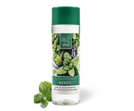 Ина БИО Вода от мента за стягане и матиране на кожата 200 мл