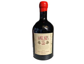 Вино Мелник 55 магнум бутилка от изба Логодаж 1500 л