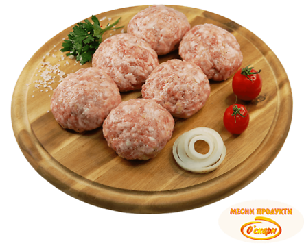 О скари Селски кюфтета 6 бр X 100гр 600 г