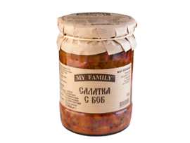 Хорцето Салатка с боб в буркан My Family 560 г