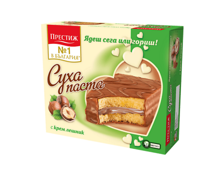 Престиж Суха паста с крем лешник 300 г