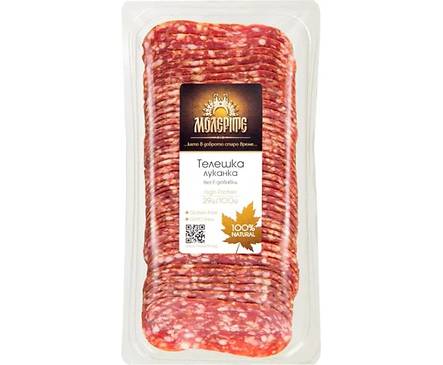 КФМ Молерите Луканка с телешко слайс 150 г