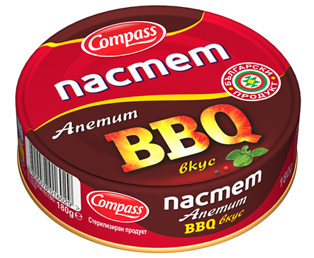 Компас пастет апетит с барбекю вкус 180 г