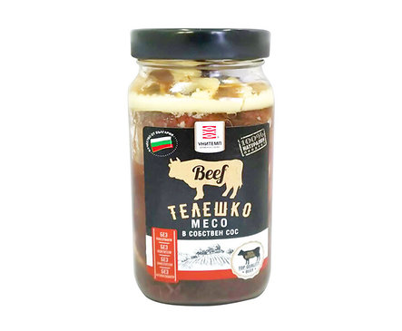 Унитемп телешко месо в собствен сос 510 г